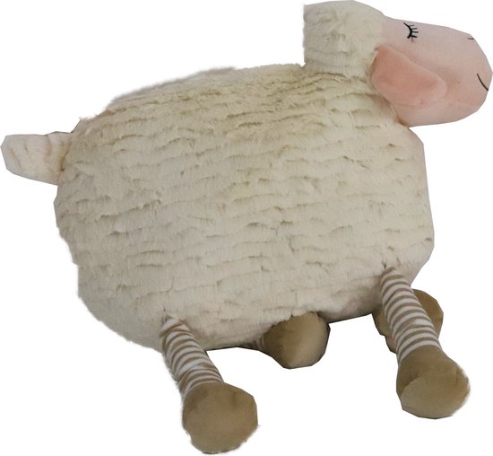 Boon Schaap Pluche Speelkussen Bei. met Piep 36cm