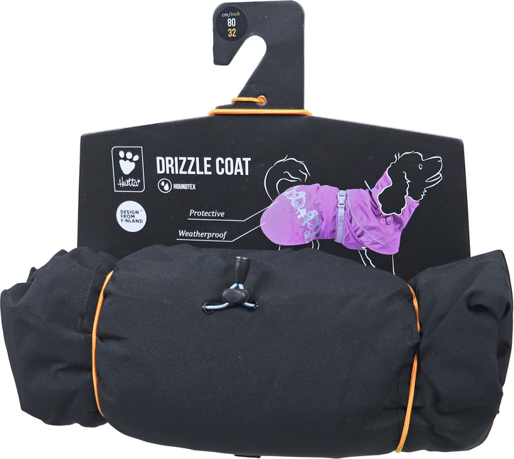 Hurtta Hundemantel Drizzle Coat Raven