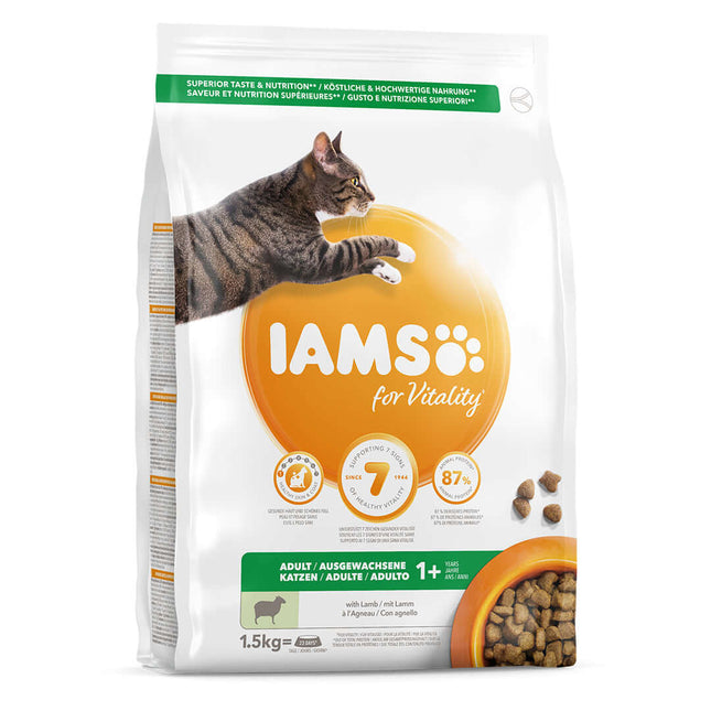AnimalstoreXL Lams voor Vitaliteit Volwassen Kat Lam 3kg