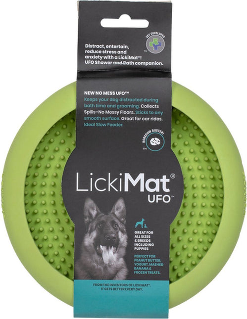 Lickimat Likmat Ufo Hond Groen 18x3cm