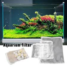 Aquarium Filtermedium Zak/ Netz mit Reißverschluss 28x32cm