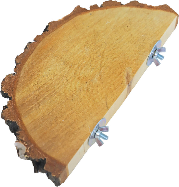 AnimalstoreXL Back Zoo Nature Rustplank Hout 1 2 Rond