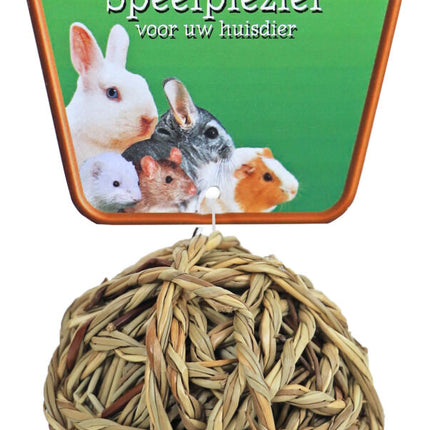 AnimalstoreXL Bal Natural met bel 8cm