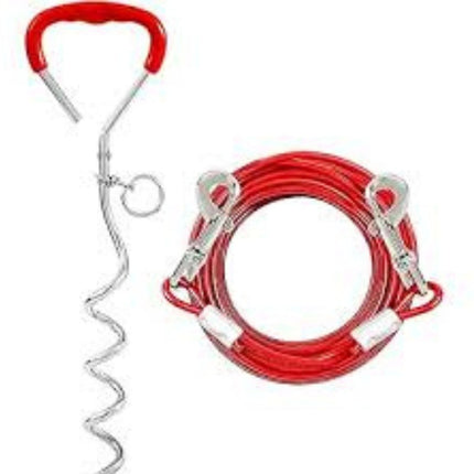 Boon Campingset mit Drehgelenk 6 Meter Stahlkabel