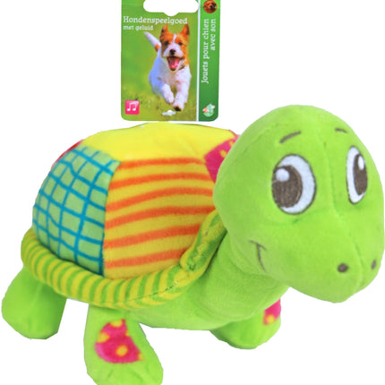 AnimalstoreXL Boon Schildpad Pluche met Piep 22cm