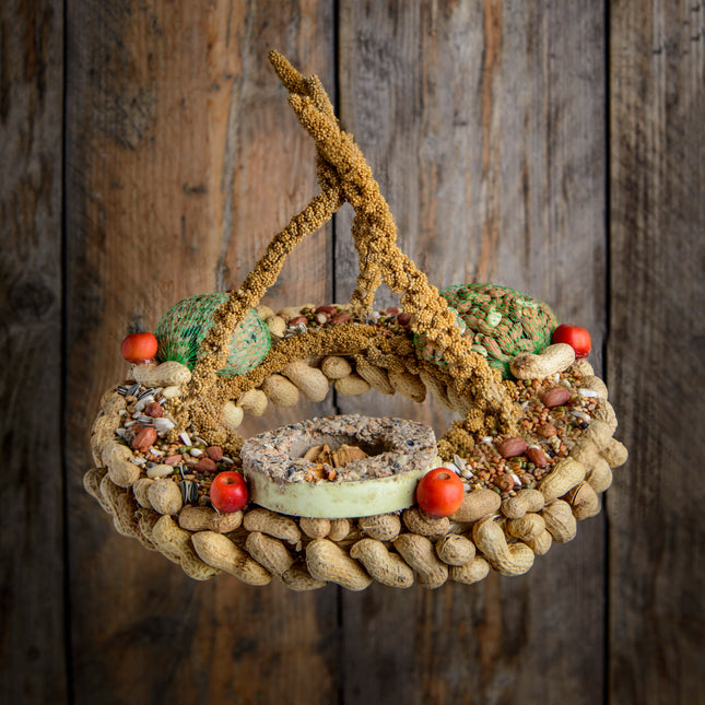 AnimalstoreXL Boon Voederplatform Pindan met Mezenb met Vetr. 28cm