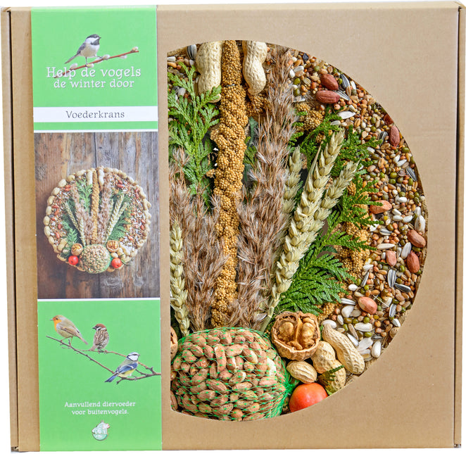 AnimalstoreXL Boon Voederkrans Pindanet met Decoratie 28cm