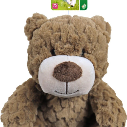 Boon Bier Plüsch Weiß mit Pieps 22cm - Braun Ohne Geräusch 22cm