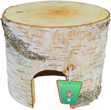 AnimalstoreXL Boon Berkenhuis Knaagdier Rond Medium 14cm