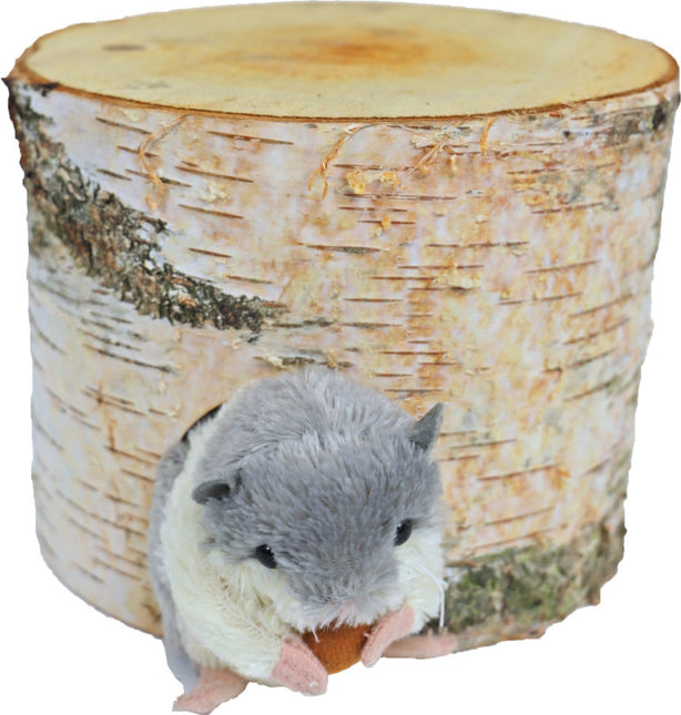 AnimalstoreXL Boon Berkenhuis Knaagdier Rond Medium 14cm