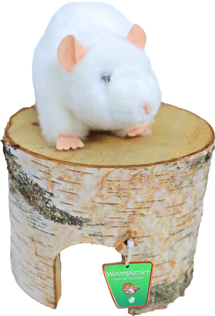 AnimalstoreXL Boon Berkenhuis Knaagdier Rond Medium 14cm