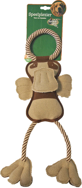 AnimalstoreXL Boon Vogel Bot Natural met Touw met Piep 50cm