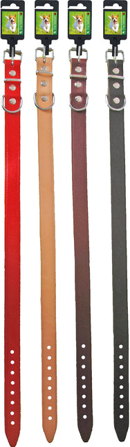 AnimalstoreXL Boon Halsband Nylon Sp Dubbel Zwart 20mm 35cm