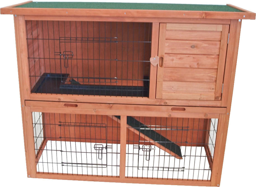 AnimalstoreXL Boon Kon.Hok Bouwp. met Lade met Ren Bruin 111cm