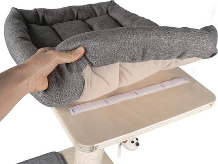 Ebi Krabpaal Toledo Leinenstoff - 58x48x110cm Beige - 58x48x142cm Beige