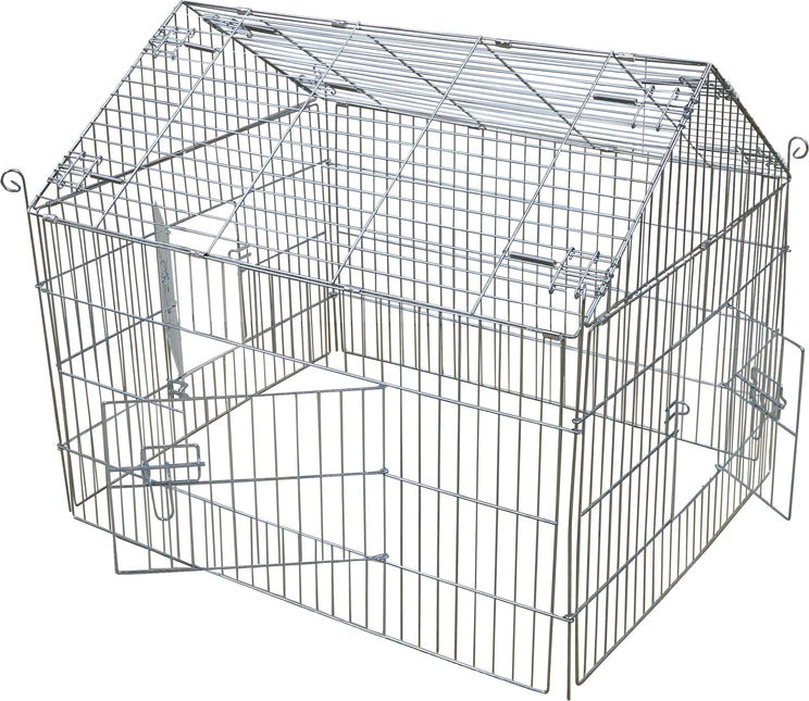 AnimalstoreXL Boon Draadren Puntdak Verzinkt 90x75x75cm