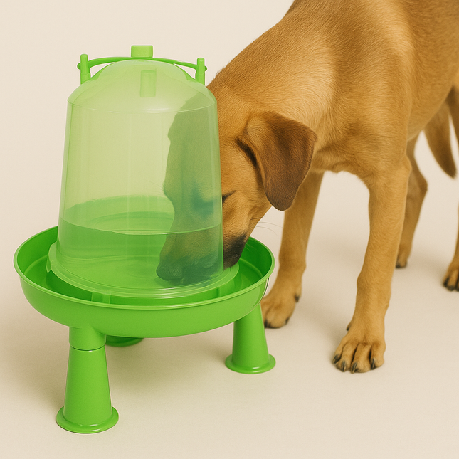 Boon Drinkbrunnen Bajonett auf Fuß Grün 3 Liter