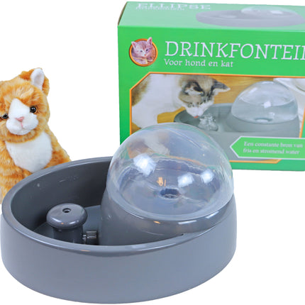 AnimalstoreXL Boon Drinkfontein Ellipse Antraciet 1.5 liter