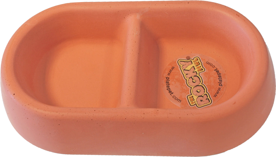 Boon Futternapf Beton Hase Oval 21cm - Oval Doppel 21cm