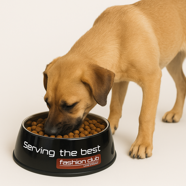 Boon Futternapf Pl RVS Fashionclub Schwarz 18cm