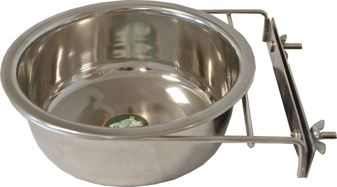 Boon Futternapf aus Edelstahl mit Schraubhalter 19cm - 21cm