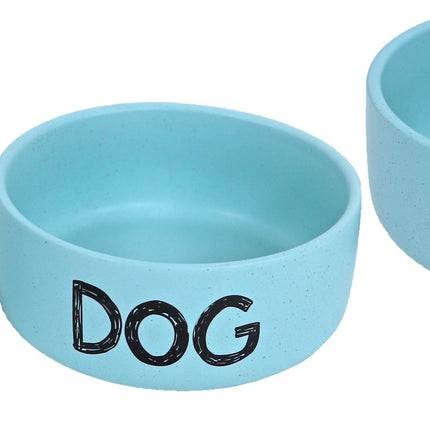 AnimalstoreXL Boon Eetbak Steen Dog Mat Mint Blauw 16cm