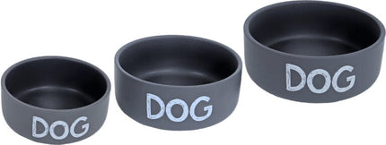 Boon Fressnapf Stein Hundematte Minzblau 16cm & 19cm - Grau 16cm - 19cm