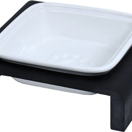 AnimalstoreXL Boon Eetbak met Houten Frame Hond Enkel 17cm