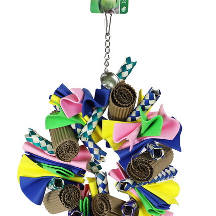 AnimalstoreXL Boon Feestring Foam met Metalen Bel 29cm