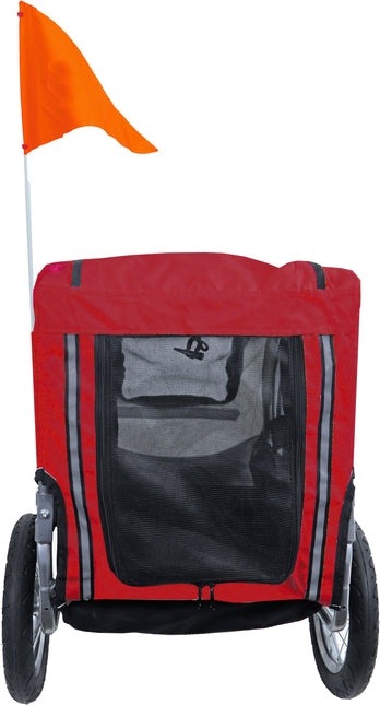 AnimalstoreXL Boon Fietskar Runner 1 Rood Grijs