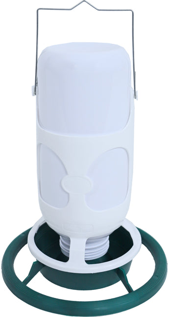 AnimalstoreXL Boon Fleshouder met Fles Plastic Groen Wit 1 liter