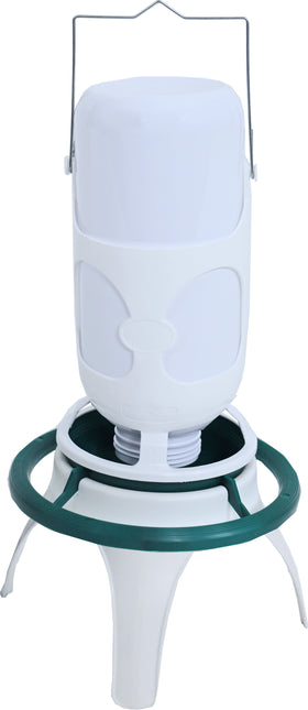 AnimalstoreXL Boon Fleshouder met Fles Plastic Groen Wit 1 liter