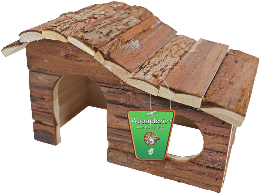 AnimalstoreXL Boon Knaagdierhuis Golfdak Natural 26cm