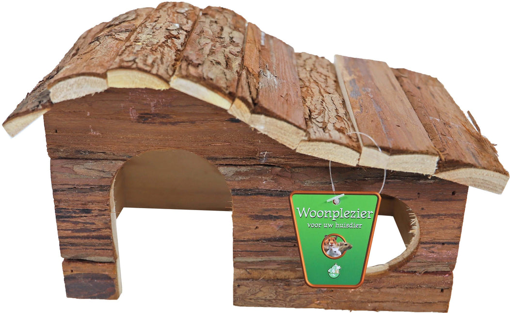 AnimalstoreXL Boon Knaagdierhuis Golfdak Natural 26cm