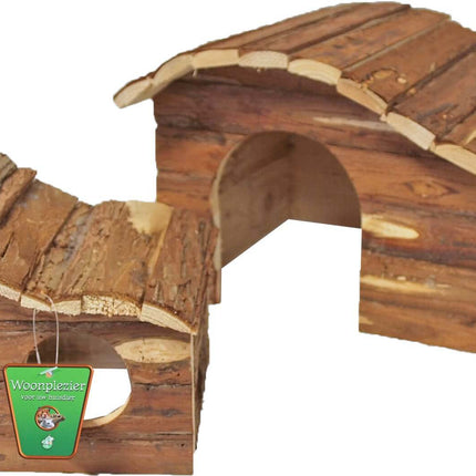 AnimalstoreXL Boon Knaagdierhuis Golfdak Natural 26cm