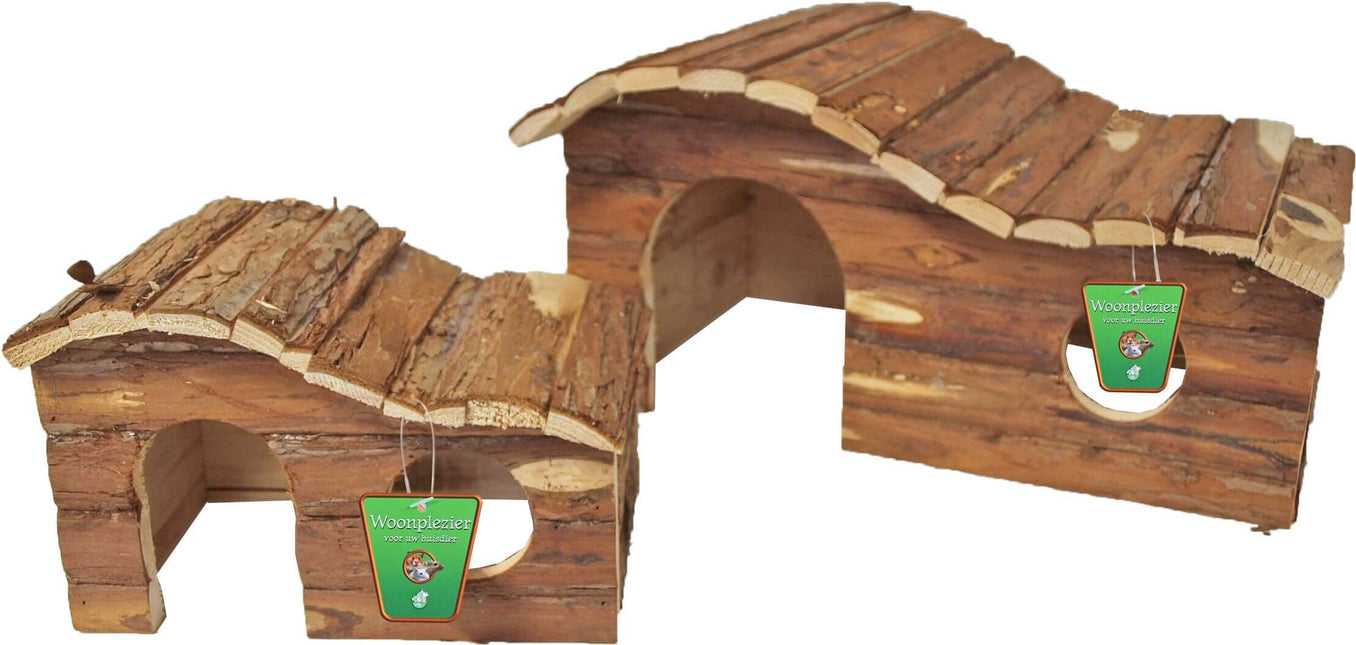 AnimalstoreXL Boon Knaagdierhuis Golfdak Natural 26cm