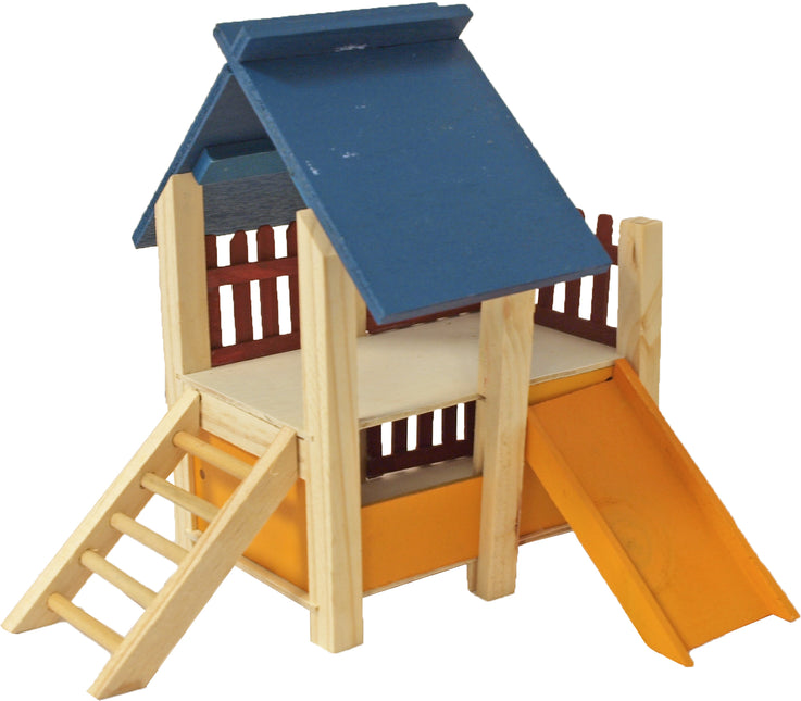 AnimalstoreXL Boon Hamsterhuis met Veranda Gekleurd 19cm