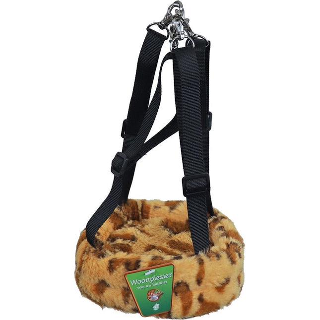 AnimalstoreXL Boon Hangmand Knaagdier Pluche Luipaard 16cm