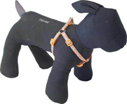 AnimalstoreXL Boon Tuig BH Nyl PU Refl. Oranje 10mm 25-35cm