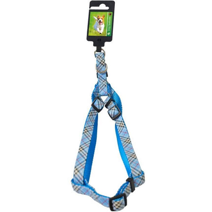 AnimalstoreXL Boon Tuig BH Nyl PVC Cal. Blauw 15mm 40-55cm