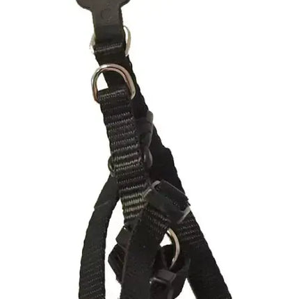 AnimalstoreXL Boon Tuig BH Nylon Zwart 10mm H25 B35