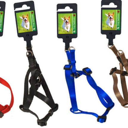 AnimalstoreXL Boon Tuig BH Nylon Zwart 10mm H25 B35