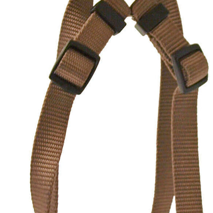 AnimalstoreXL Boon Tuig BH Nylon Bruin 10mm H25 B35