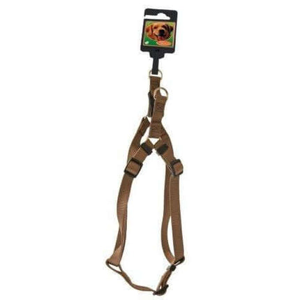 AnimalstoreXL Boon Tuig BH Nylon Bruin 10mm H25 B35