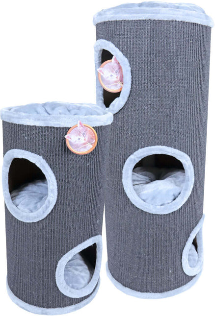 AnimalstoreXL Boon Klimton Sisal 3 Gaats Zwart Grijs 100cm