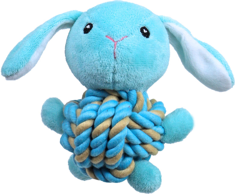 AnimalstoreXL Boon Konijn Pl. met Touwbal Buik en Piep 15cm