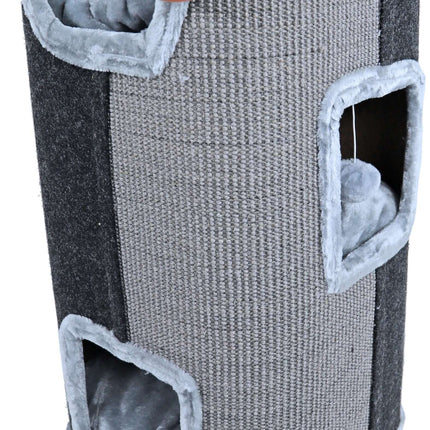 AnimalstoreXL Boon Krab Klimmeubel 2 Gaats Grijs Zwart 75cm