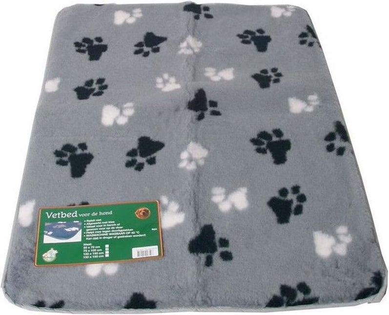 AnimalstoreXL Boon Vetbed Gebiesd Grijs met Poot 100x150cm