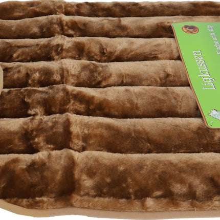 AnimalstoreXL Boon Ligkussen Pluche A. Slip Bruin 107x70cm