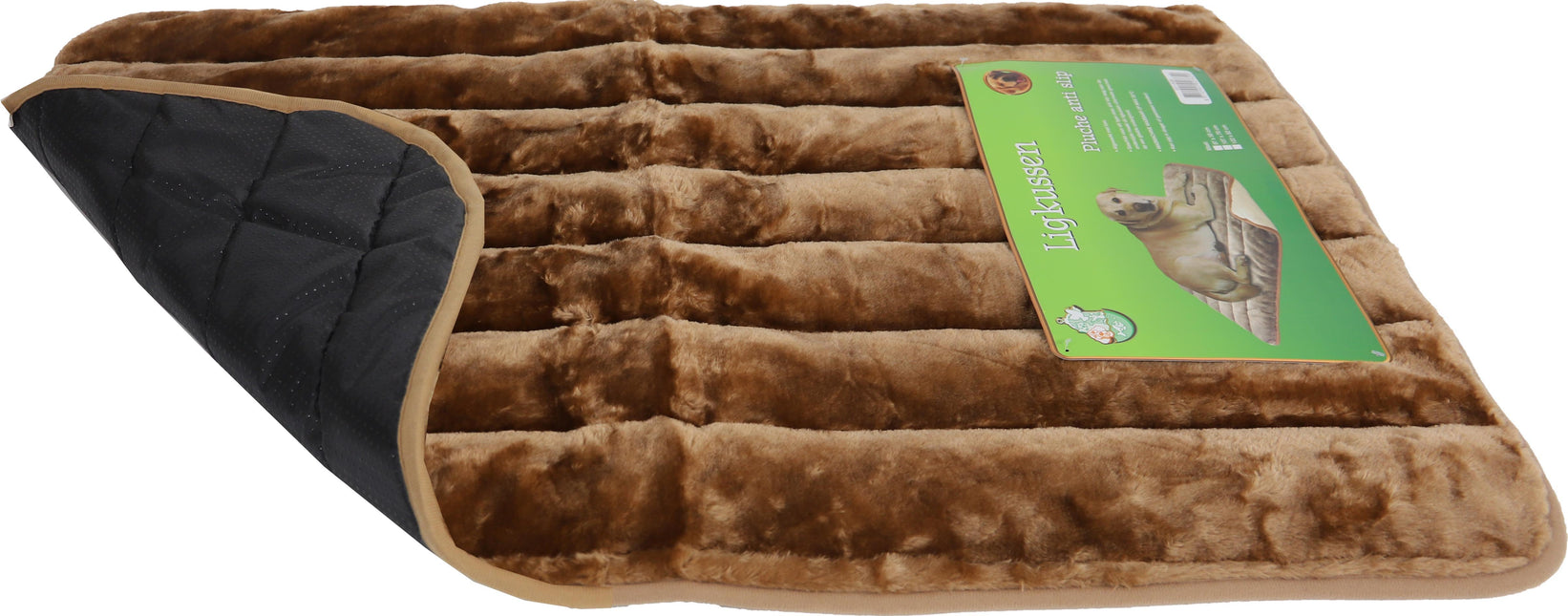 AnimalstoreXL Boon Ligkussen Pluche A. Slip Bruin 107x70cm